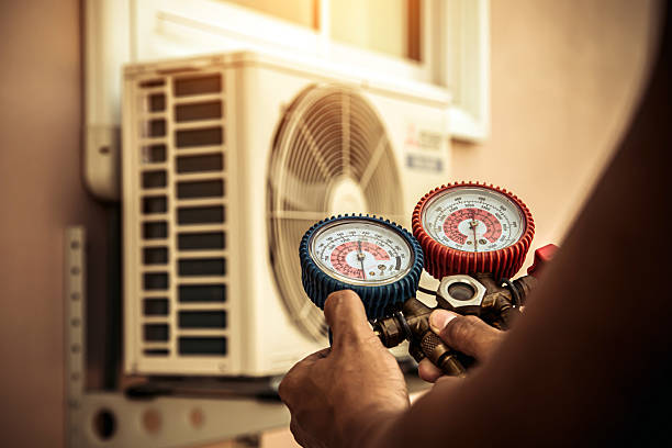 Professional Air Conditioning Service technician working in Sawyer, MN